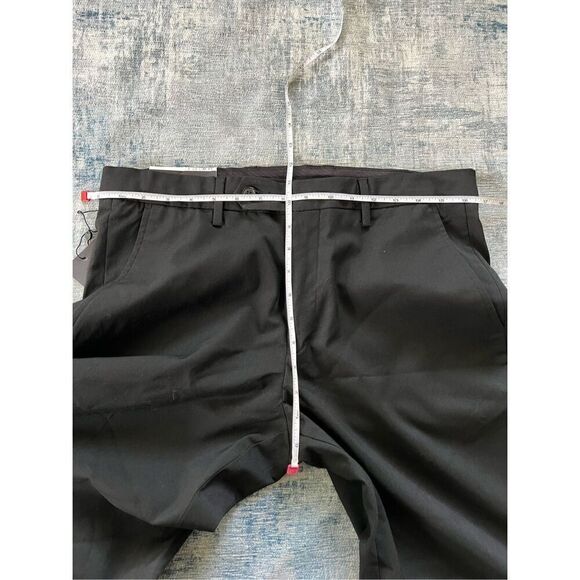 NWT! Britches By Samtex Black Flat Front Slacks Dress Pants 34 x 32 - Picture 7 of 8